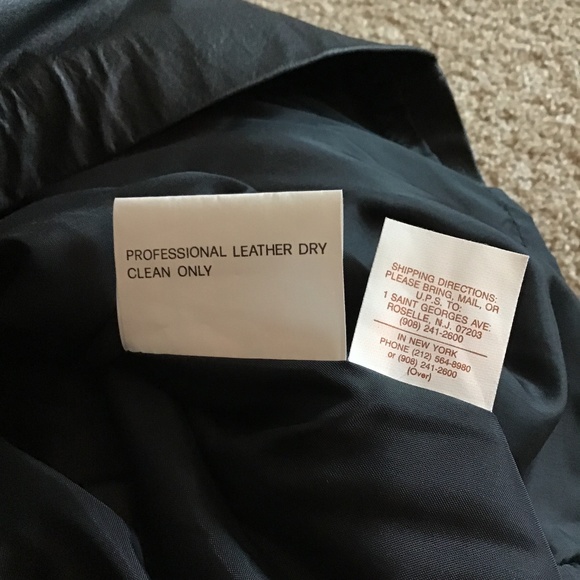 ♥️EUC♥️ Vintage Genuine Leather Mini Skirt - Picture 8 of 8